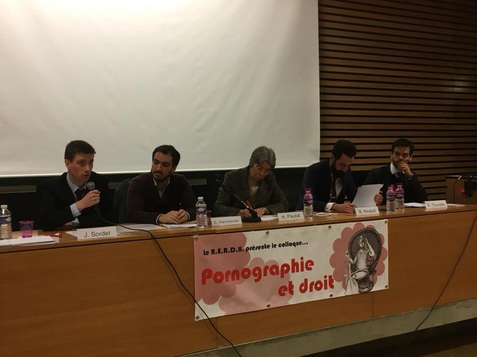 Colloque pornographie et droit